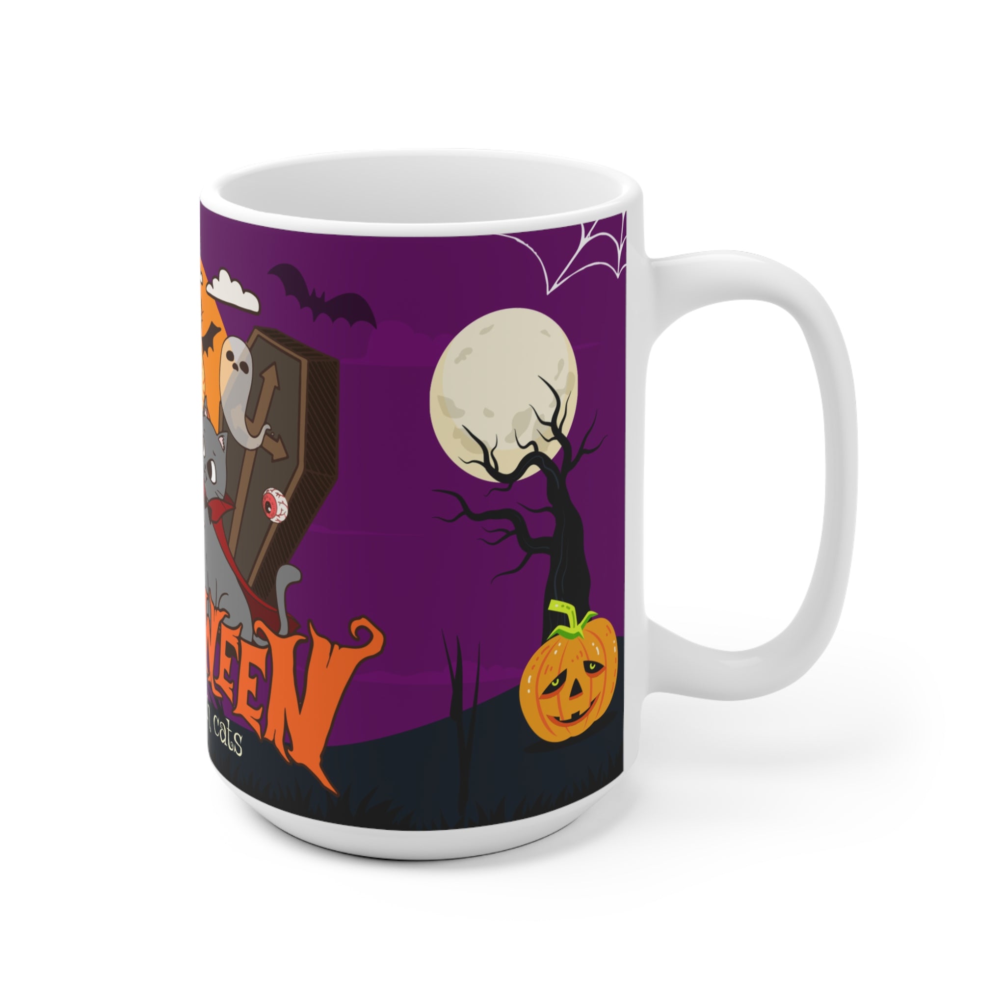 Happy Halloween is Better with Cats | Ceramic Mug